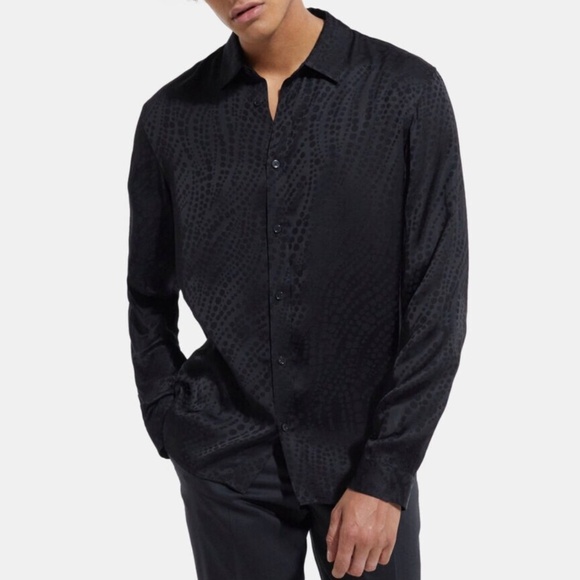 NWT | The Kooples Pearls Print Jacquard Shirt | Sz M - Picture 1 of 4